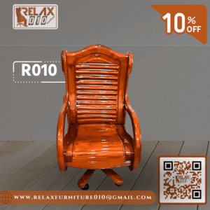 Primium Quality Wooden Boss Chair [RF-010-(01)]