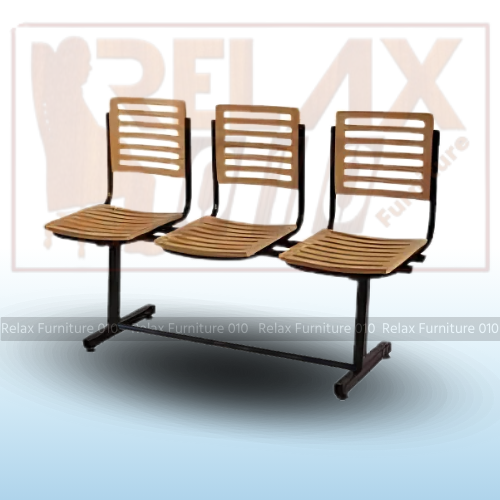 3 Seater Wooden Waiting CHAIR(MS)- [RF-010-(31)]