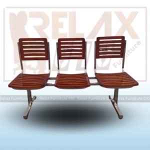 3 Seater Wooden Waiting CHAIR(SS)- [RF-010-(32)]