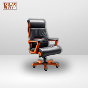 Ergonomic Adjustable Lifting  Swivel Executive Boss Chair RF-010-GC-02