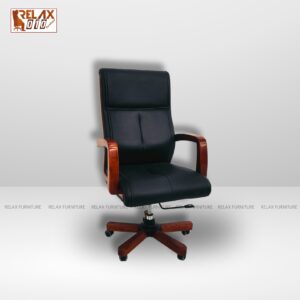Office Boss Chair with High Quality Rexin- RF-010-GC-04B
