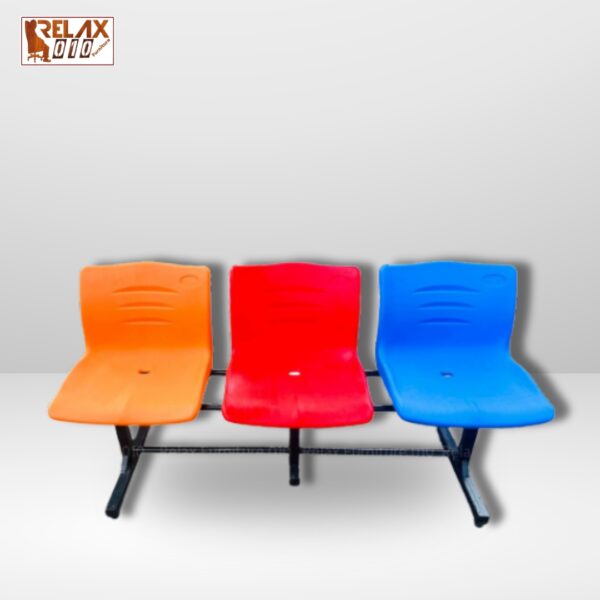 Classic Waiting Chair (3 Seat) - Assorted - [RF-010-(40)]