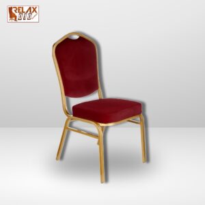 Red Metal Hotel and Restaurant Banquet Chair- [RF-010-(23)]