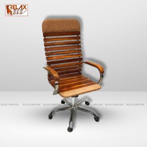 Revolving Wooden Office Chair - RF-010-WC-06S
